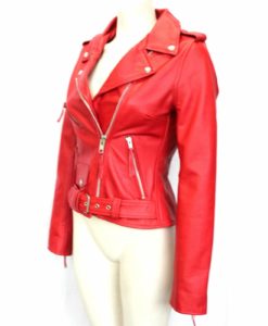 Biker jackets, Brando Red Biker Rock Gothic, Leather Jackets, Gothic Jackets for Women