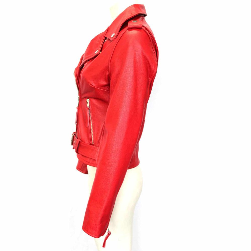 Biker jackets, Brando Red Biker Rock Gothic, Leather Jackets, Gothic Jackets for Women