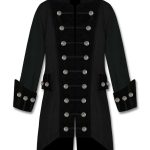 black-velvet-trim-steampunk-vampire-goth-jacket-pirate-coat-front