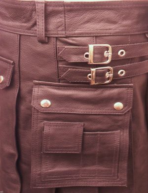 Leder-Utility-Kilt Cargotaschen, Lederkilts, Utility-Kilts, beste Kilts