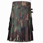 Camo-Utility-Combat-Kilt-Punk-Gothic-Stil-Rückseite