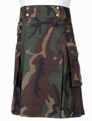 Camo-Kilts, Camo-Kilts für Männer, Herren-Camouflage-Kilts