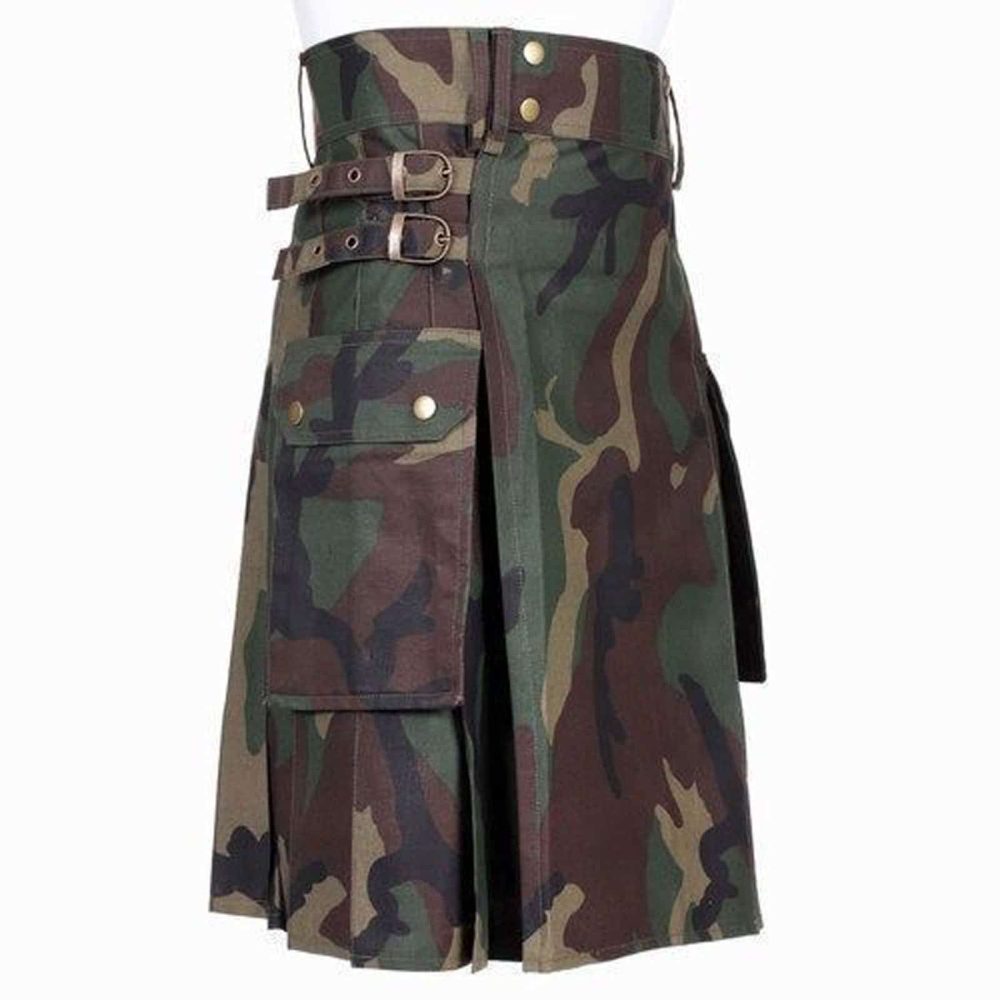 Kilts camo, kilts camo pour hommes, kilts camo pour hommes