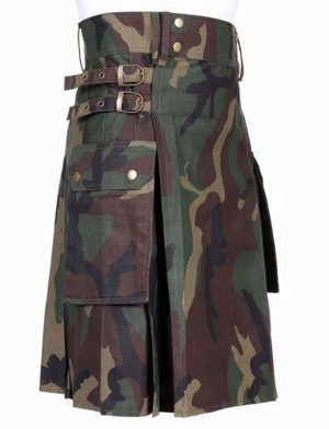 Camo-Kilts, Camo-Kilts für Männer, Herren-Camouflage-Kilts