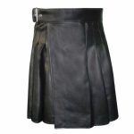 kilt-cuero-vacuno-negro-abierto-plisado