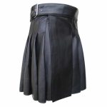 Rindsleder-schwarz-offen-plissiert-Leder-Kilt-Seite