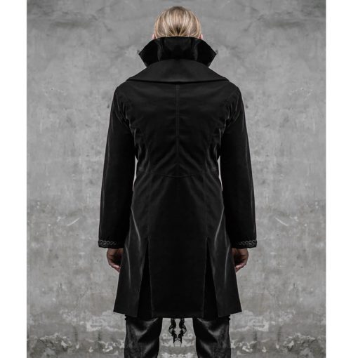 Akacia Mens Jacket Frock Coat, Black Velvet Jackets for Men, Mens Jacket, Gothic Clothing