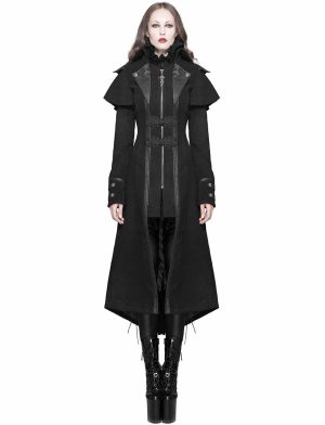 Steampunk Dieselpunk Winter, Women Gothic Jackets, Goth Jackets for Women