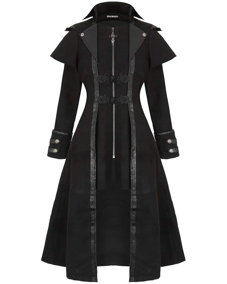 Steampunk Dieselpunk Winter, Women Gothic Jackets, Goth Jackets for Women