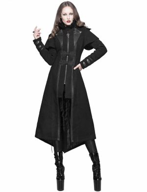 Steampunk Dieselpunk Winter, Women Gothic Jackets, Goth Jackets for Women
