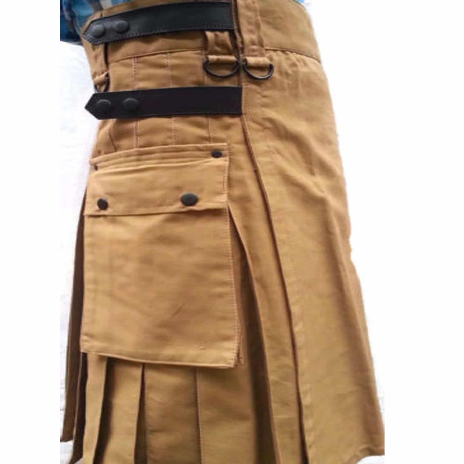 Khakhi Kilts, Kilts for Men, Utility Kilts for Men,