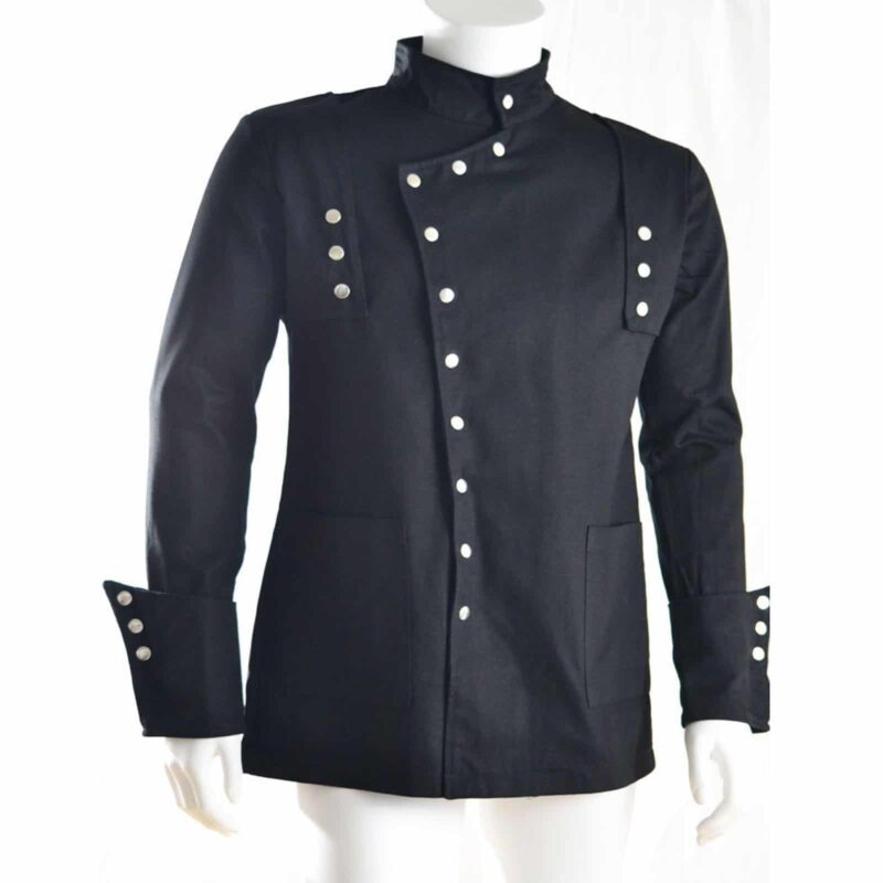Herren Jacke Loki schwarz,, Gothic Jackets for Men, Best Jackets for Men, gothic jacket for sale, buy gothic jacket, buy military jackets, military jacket for sale, best jacket for sale, gothic jacket for sale