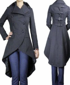 Fishtail Coat, Long Jackets for Women, Women Gothic Jackets, Best Jackets for Women