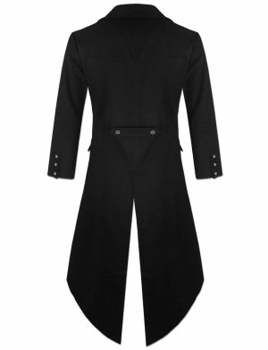 Steampunk Tailcoat Jacket, Gothic Jackets for Men, Best Gothic Clothing