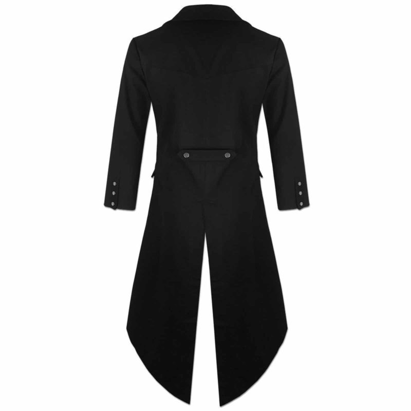 Prime Quality Mens Steampunk EMO Tailcoat Jacket Velvet Gothic VTG Victorian /Tail Coat/USA Sizes