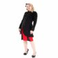 Braided Wool Effect Coat, Gothic jackets for Women, Gothic Clothing for Women