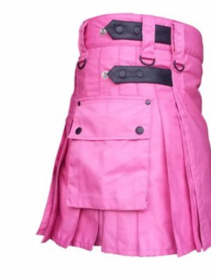 Utility Kilt Highland, Utility kilts for Women, Women Utility kilts, Pink Kilts