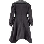 poizen-industries-black-fleece-long-angel-coat-jacket-back-close
