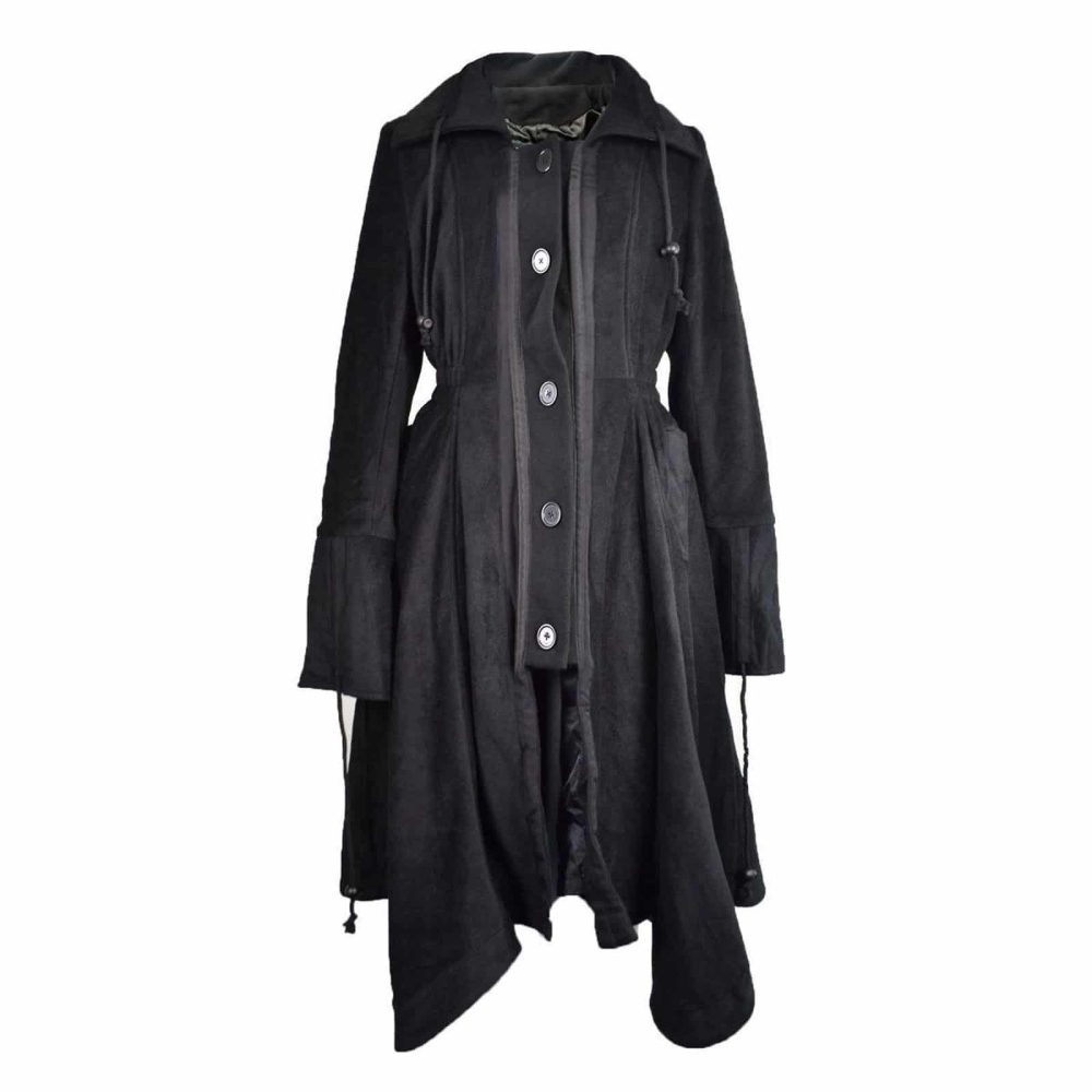 Poizen Industries Black Fleece, Jackets for Women, Gothic Jackets for Women