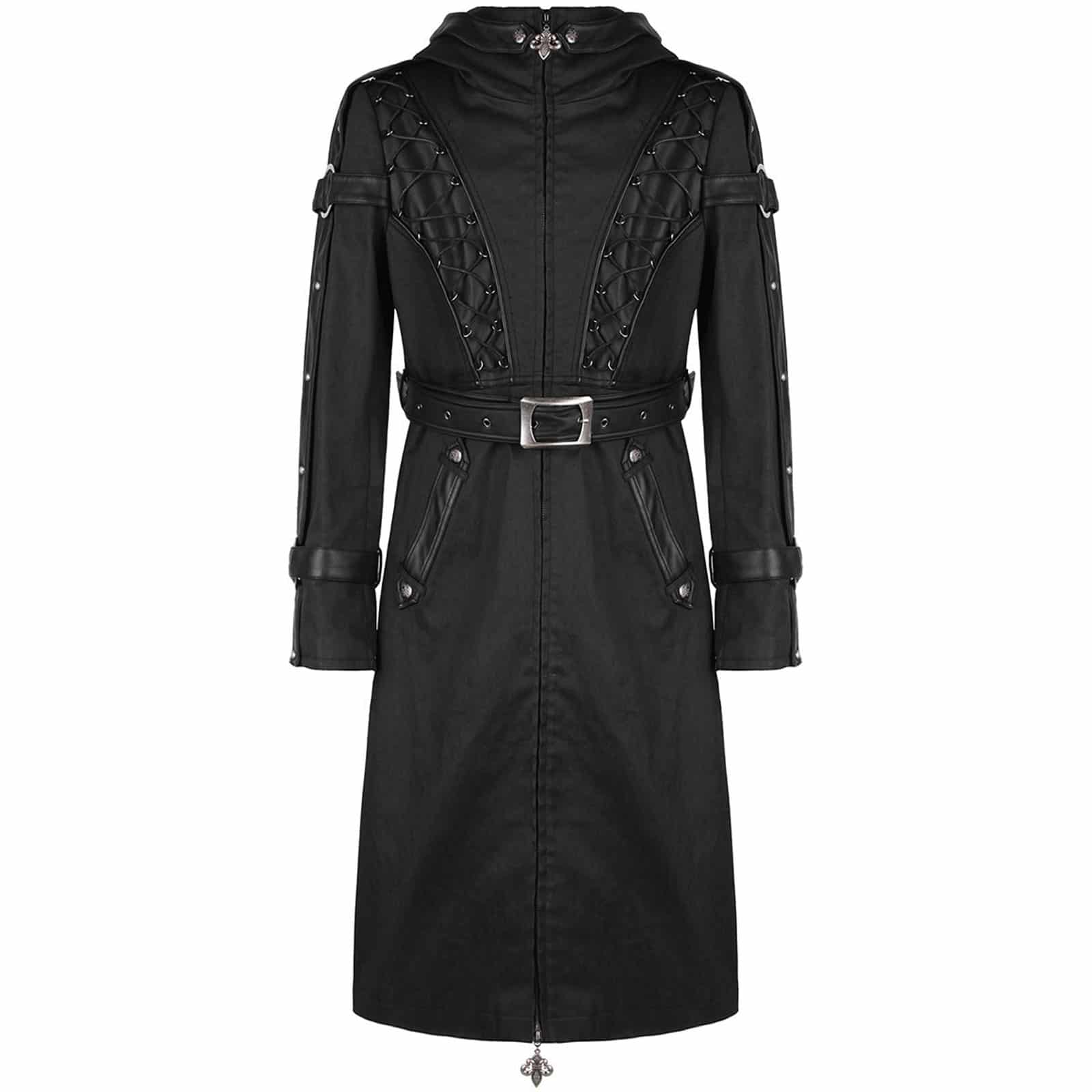 Mens black leather dress coat Mens black leather dress coat
