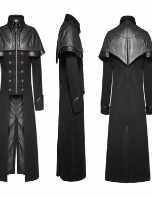 Punk Rave Mens, Long jackets, long coats, Gothic Clothing, Gothic Men's Jacket