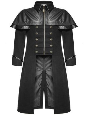 Punk Rave Mens, Long jackets, long coats, Gothic Clothing, Gothic Men's Jacket