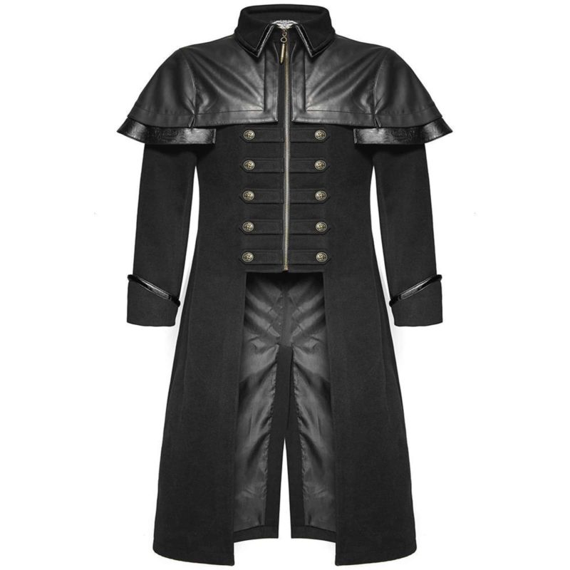 Punk Rave Mens, Long jackets, long coats, Gothic Clothing, Gothic Men's Jacket, gothic jacket for sale, buy gothic jackets, gothic jacoet for sale, miliary jacket for sale, buy military jacket