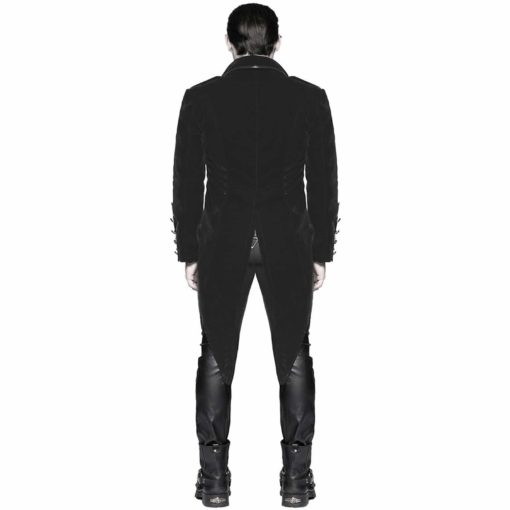 Punk Rave, devil Fashion, Steampunk Vampire Swallowtail, Gothic Jackets for Men