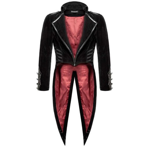 Punk Rave, devil Fashion, Steampunk Vampire Swallowtail, Gothic Jackets for Men
