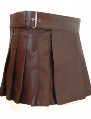 Highland Gladiator Viking Utility Kilt, mejores faldas escocesas de cuero, faldas escocesas utilitarias de cuero