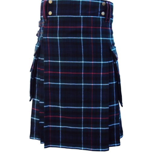scottish-highland-utility-mackenzie-tartan-kilt-front Highland Utility Mackenzie Tartan Kilt, Scottish Kilts, best kilts