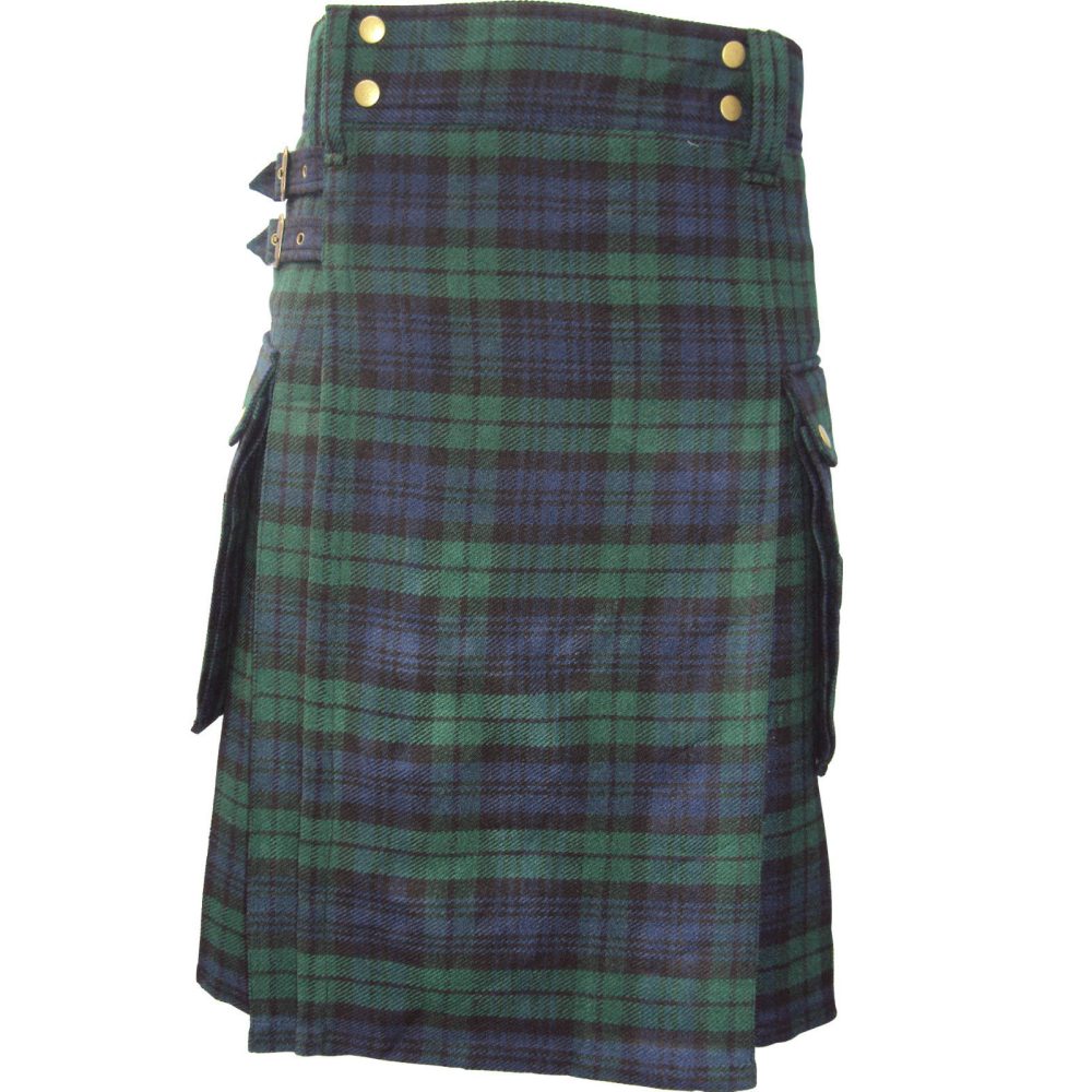 Blackwatch Tartan Prime Kilts, Tartans écossais, Kilts traditionnels, Meilleurs kilts pour hommes