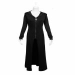 steam-long-cardigan-shirt-jacket-black-witches-gothic-visual-kei-front