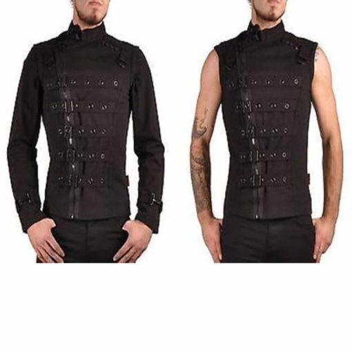 tripp-nyc-zip-off-bondo-bondage-emo-cyber-goth-scene-metal-punk-jacket-coat-vest-models Bondo Bondage Emo Cyber Goth, Gothic Jackets, best Jackets, Gothic Jackets for men