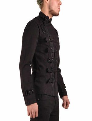 Bondo Bondage Emo Cyber Goth, Gothic Jackets, best Jackets, Gothic Jackets for men