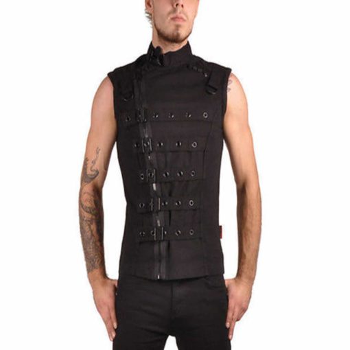 Bondo Bondage Emo Cyber Goth, Gothic Jackets, best Jackets, Gothic Jackets for men
