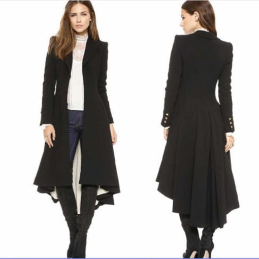 victorian-trench-coat-ruffle-swallowtail-jacket-overcoat-military-gothsteamp-model-face Victorian Trench Coat, Military Women Jackets, Jackets for Women, Womens Gothic Jackets