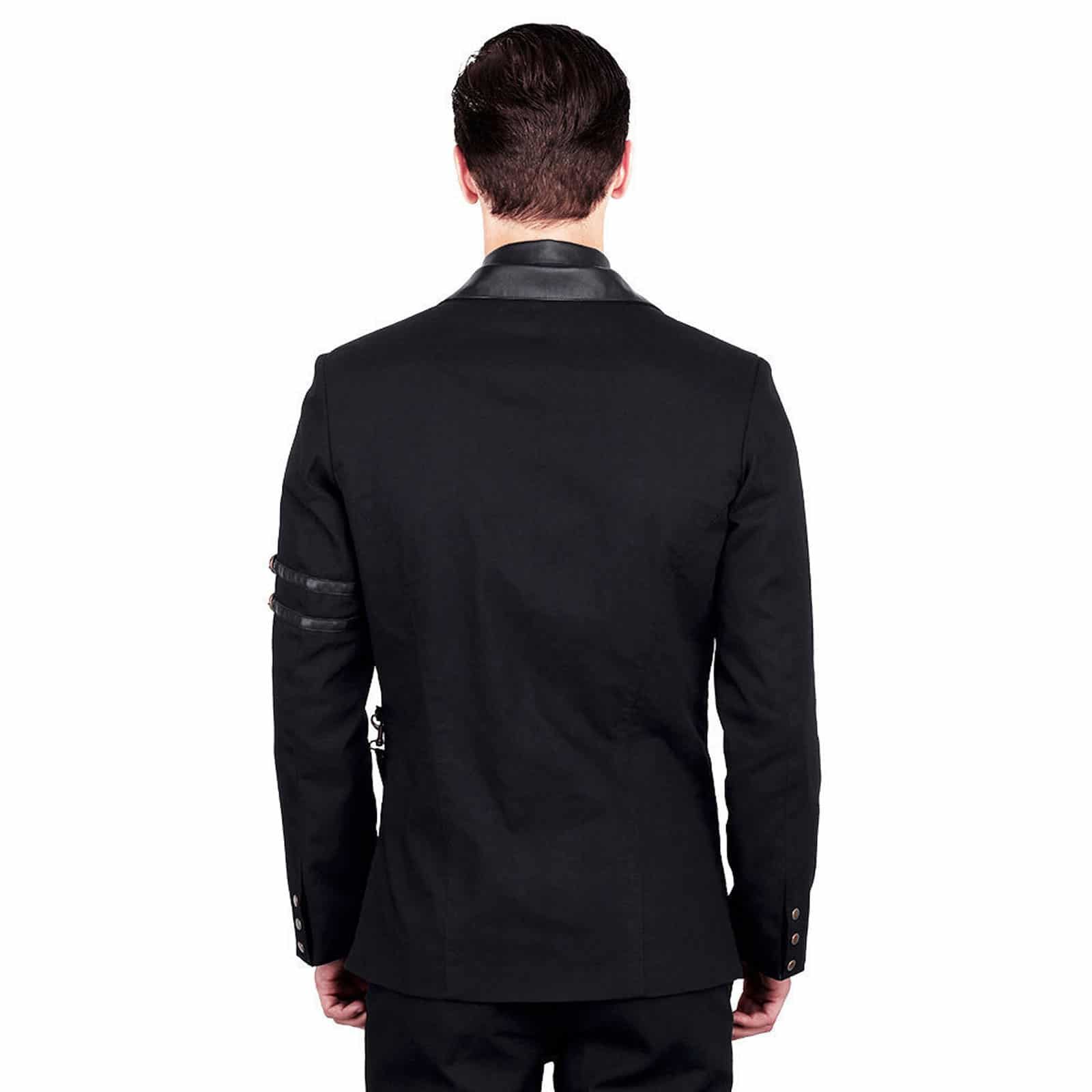 Jacke Herren schwarz Gothic black jacket, Vintage Jackets for Men, Gothic Jackets for Man