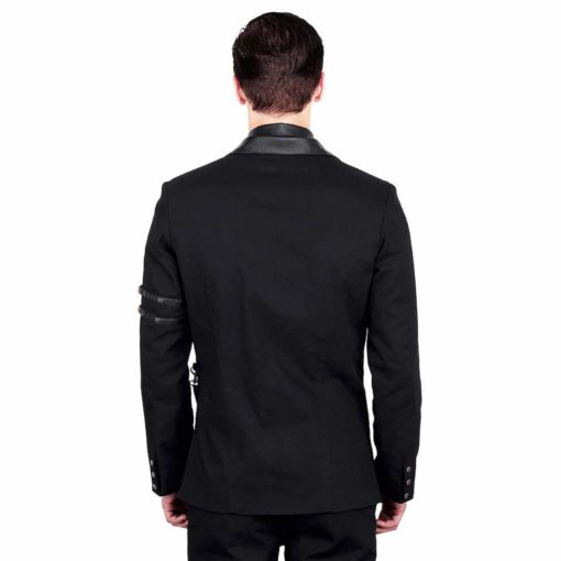 Jacke Herren schwarz Gothic black jacket, Vintage Jackets for Men, Gothic Jackets for Man