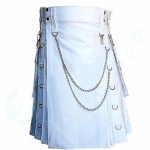 white-wedding-kilt-with-detachable-pocket-front