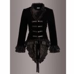 mujer-terciopelo-victoriano-steampunk-doma-gotica-frac-corset-espalda-chaqueta-negro-frente