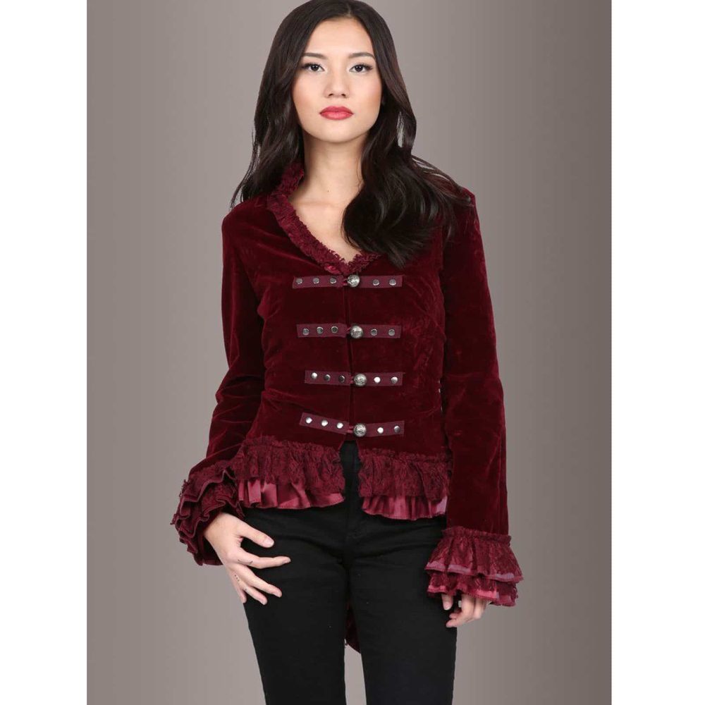 Women Jacket, Velvet Jackets, best velvet jackets, Best jackets to wear, Women Gothic Jackets