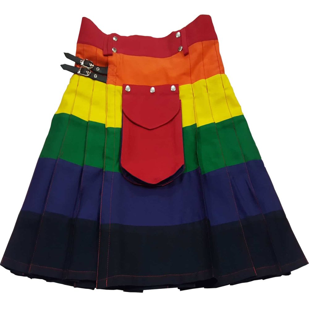 Utility kilt, LGB kilt, Rainbow Kilt, Gay Kilts, Kilt for Gay