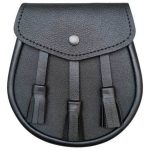 3-Tassel-Black-Leather-Sporran-and-Belt