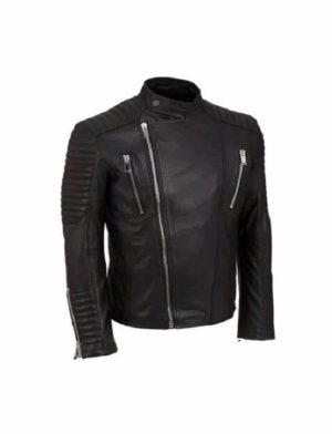 Lederjacke, Vintagejacke, Lederjacke für Biker, Bikerjacke, Bikerjacke aus Leder