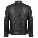 Black-Leather-Jacket-with-Zipper-Pockets-back
