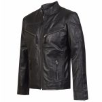 Black-Leather-Jacket-with-Zipper-Pockets-side