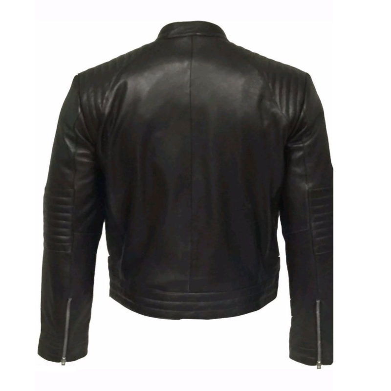 leather jacket, black leather jacket, padded leather jacket, leather jacket for men, biker leather jacket