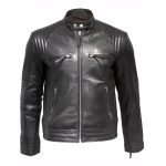 Black-Padded-Leather-Jacket-with-Zipper-Pockets-front