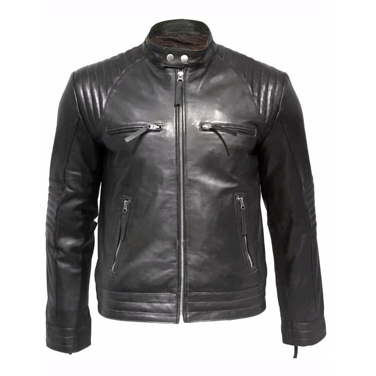 Buy Men s Padded Leather Jacket Jackets for Men 0070 Kilt and Jacks